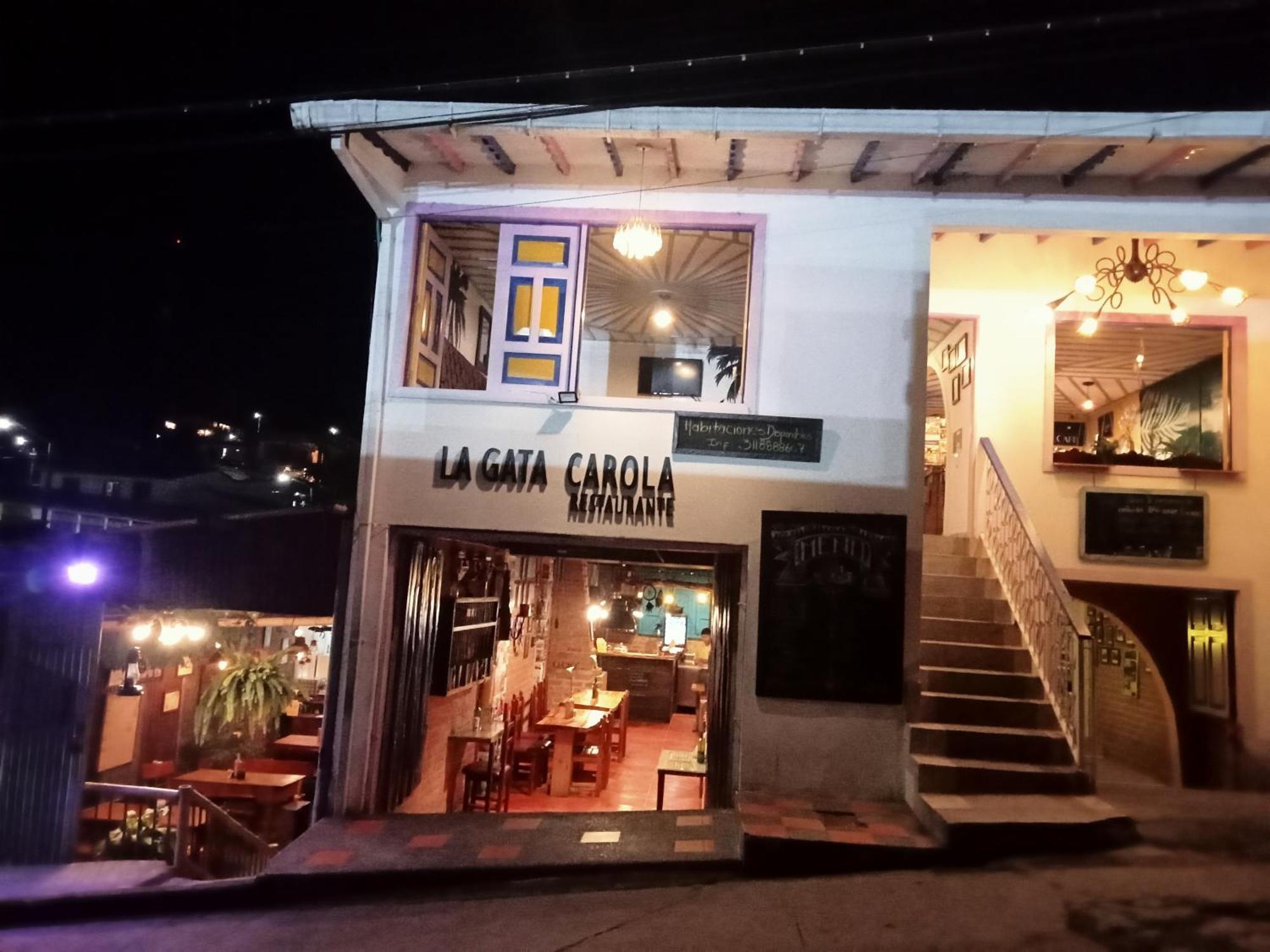 Hostal Restaurante La Gata Carola Salento Kültér fotó