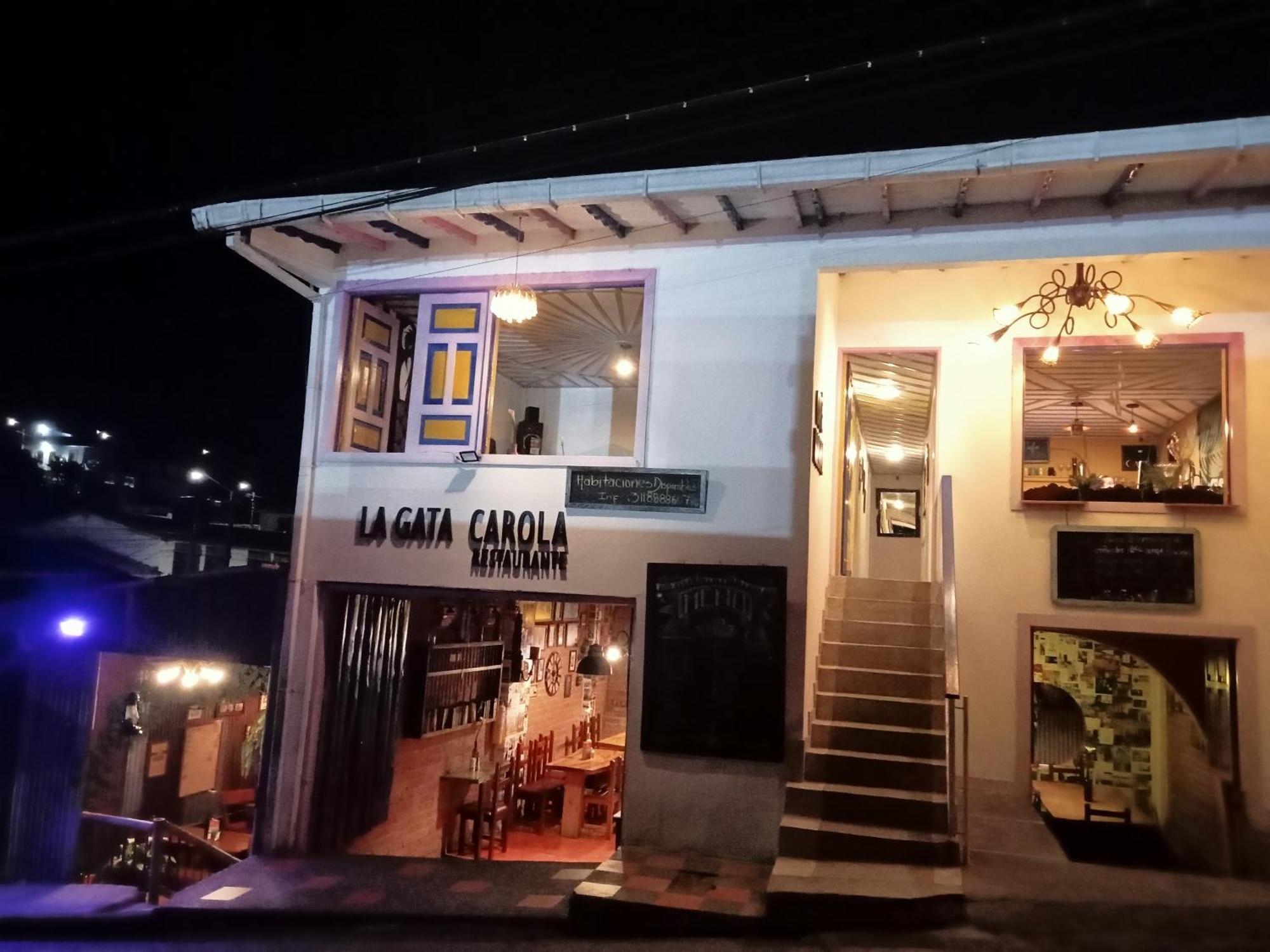 Hostal Restaurante La Gata Carola Salento Kültér fotó